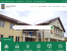 Tablet Screenshot of primaria-panticeu.ro